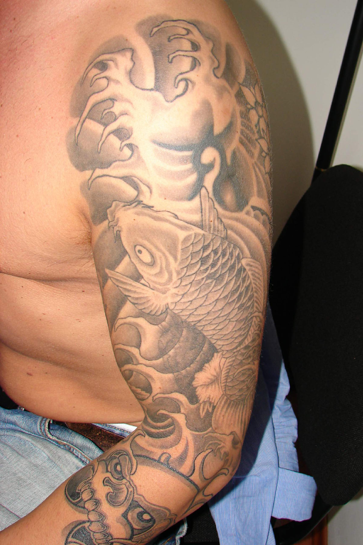 Tattooentfernung am Arm vor der Behandlung